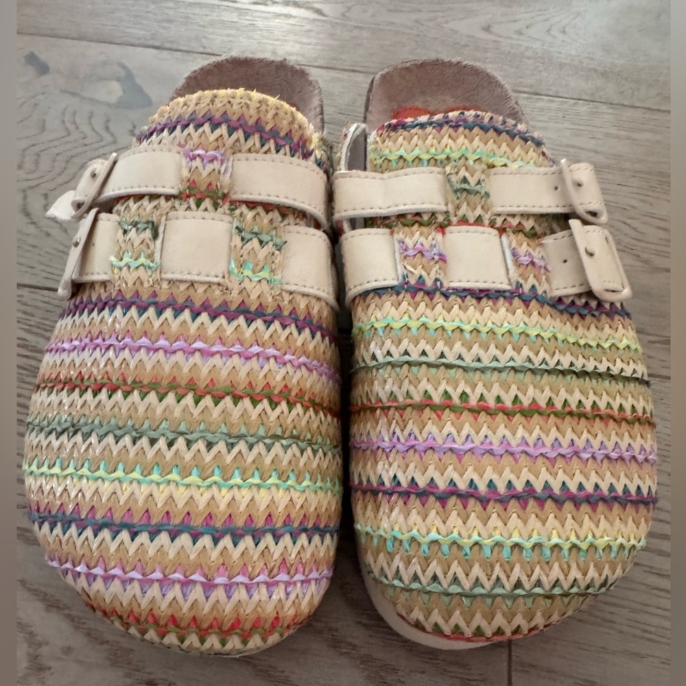 Rocket Dog Abel Multi-Color Woven Clogs size 6 - Picture 2 of 7